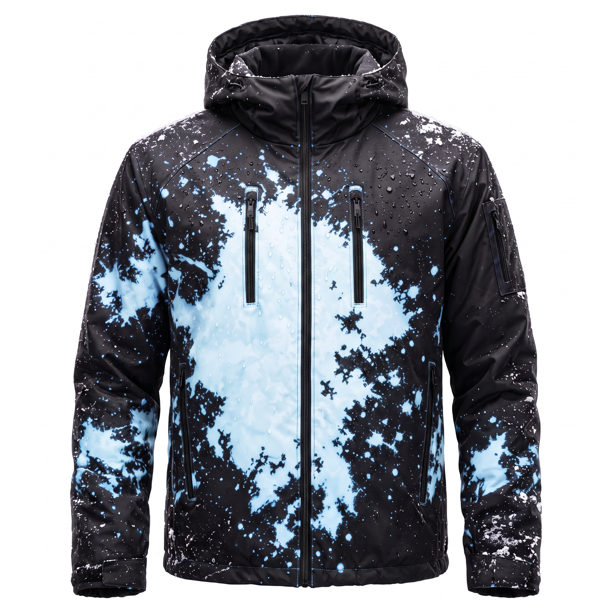 Chromapeak jacket wet, Glacier White pattern