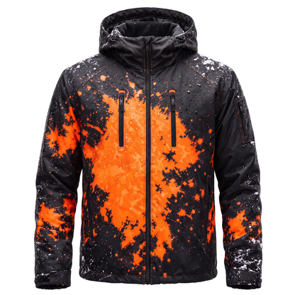 Chromapeak jacket wet, Blaze Orange pattern